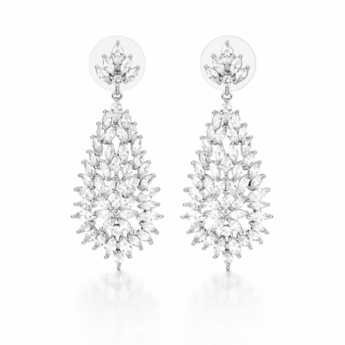Celestial Flame Drop Earrings