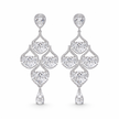 Royal Lotus Chandelier Earrings