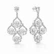 Royal Lotus Chandelier Earrings