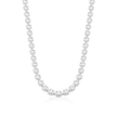 Clear Cushion-Cut CZ Tennis Necklace & Drop Earring Set