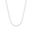 Clear Floral Cluster CZ Tennis Necklace & Hoop Earring Set