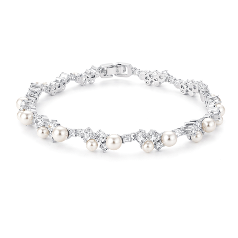Pearl Constellation Tennis Bracelet