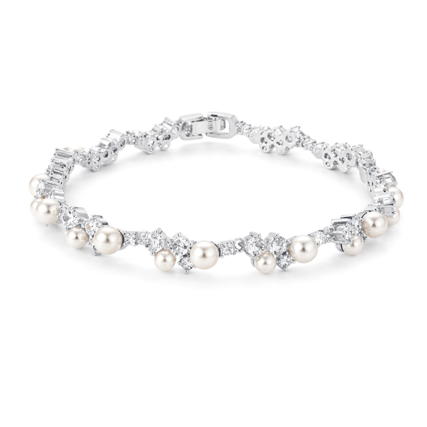 Pearl Constellation Tennis Bracelet