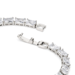 Crystal Eternity Emerald-Cut Tennis Bracelet
