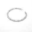 Royal Mosaic Halo Tennis Bracelet
