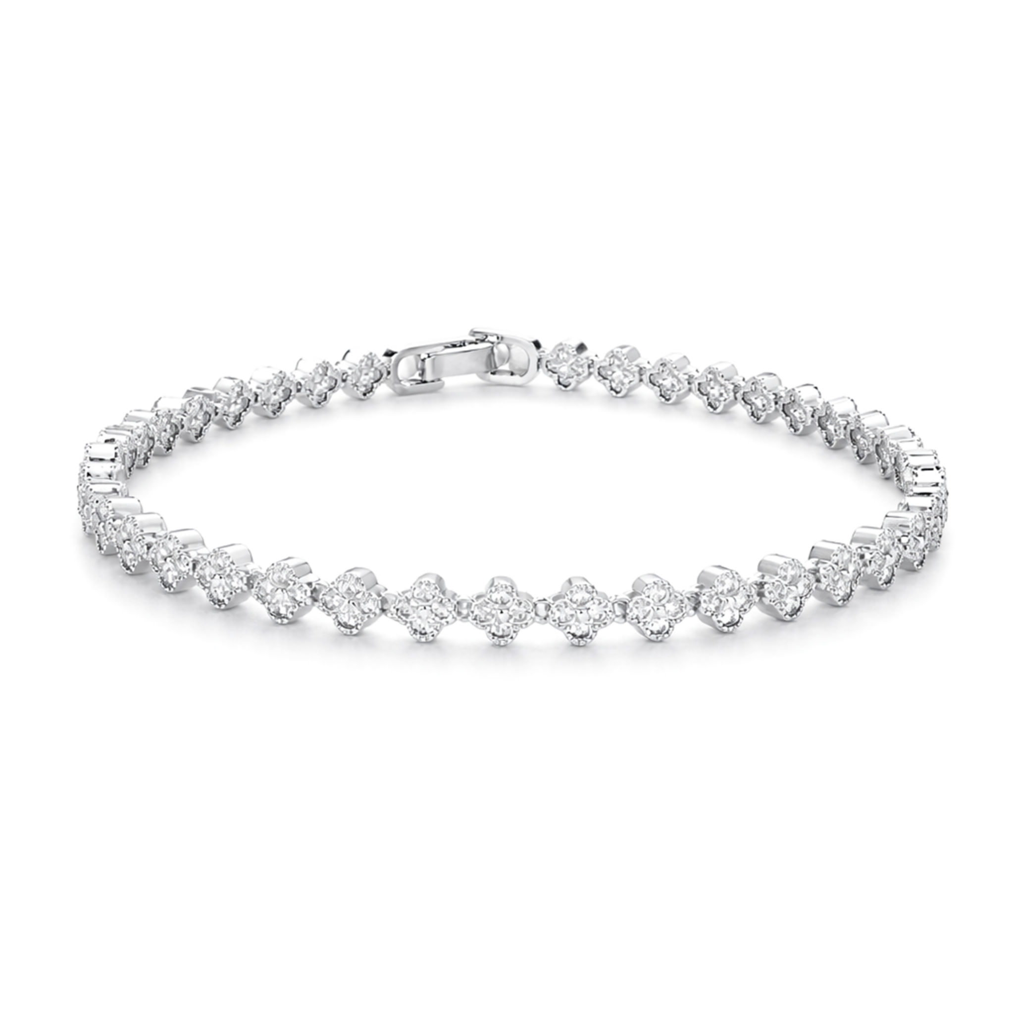 Blossom Cluster Tennis Bracelet
