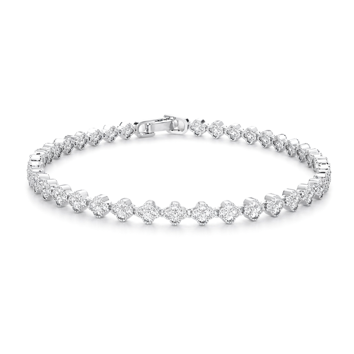 Blossom Cluster Tennis Bracelet