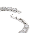 Imperial Square Halo Tennis Bracelet