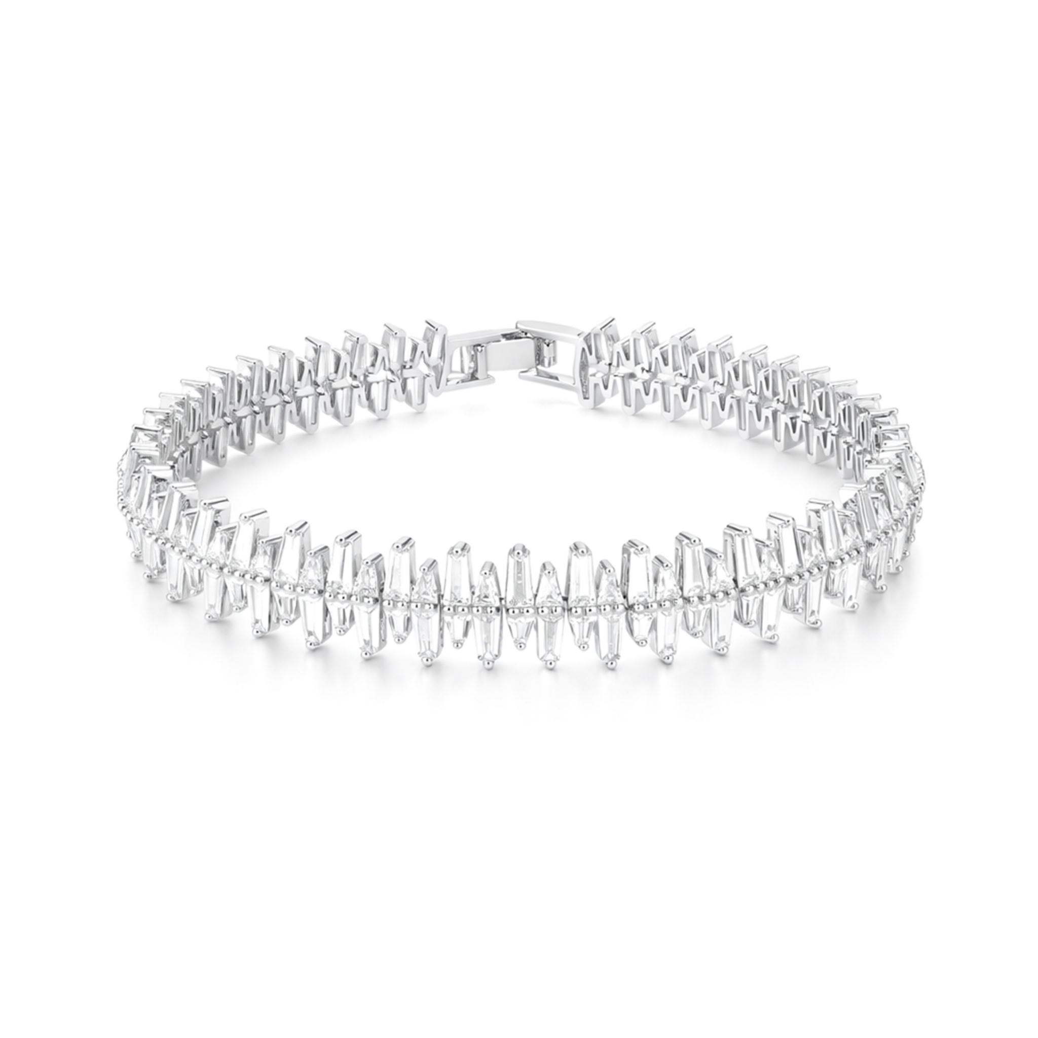 Starburst Baguette Spike Bracelet