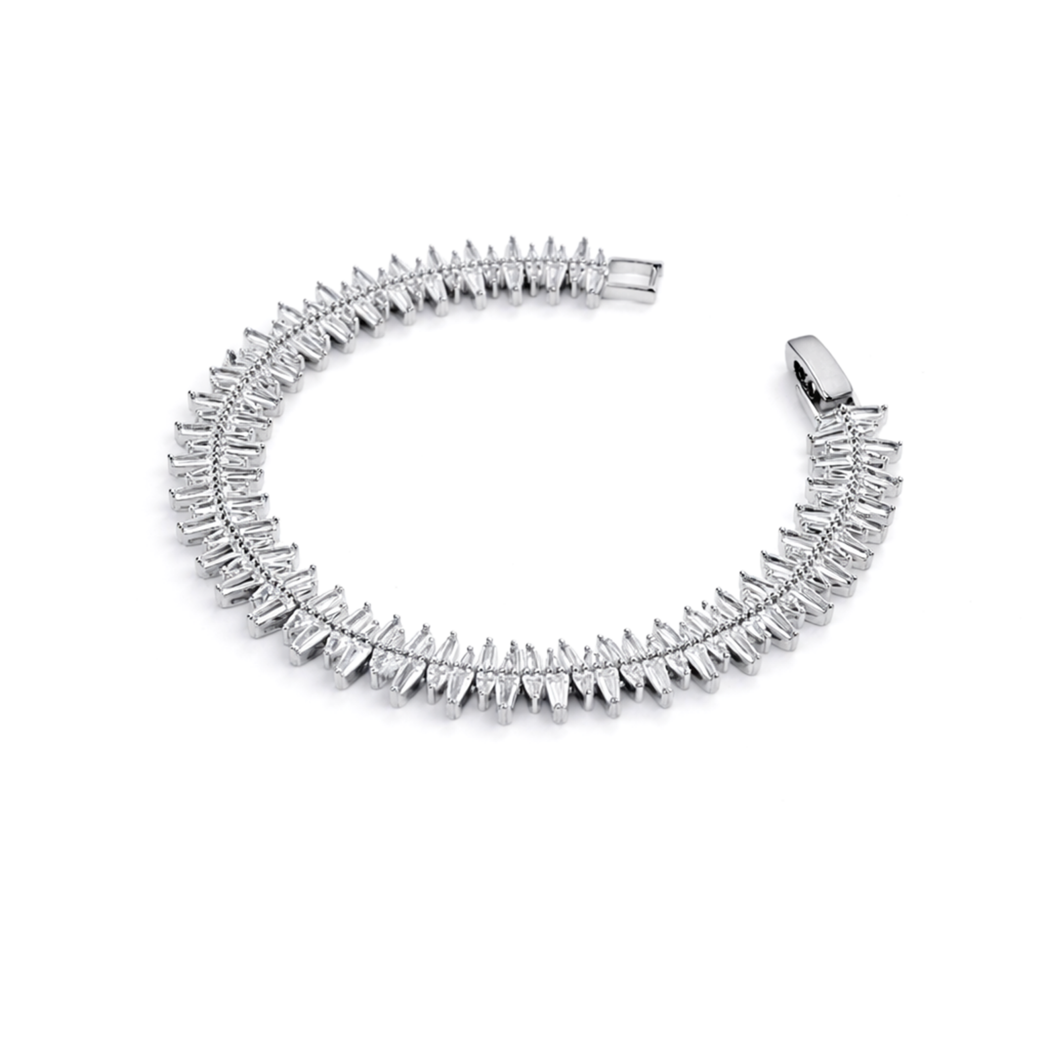 Starburst Baguette Spike Bracelet