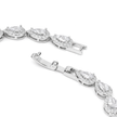 Teardrop Halo Tennis Bracelet