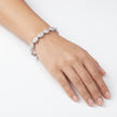 Teardrop Halo Tennis Bracelet