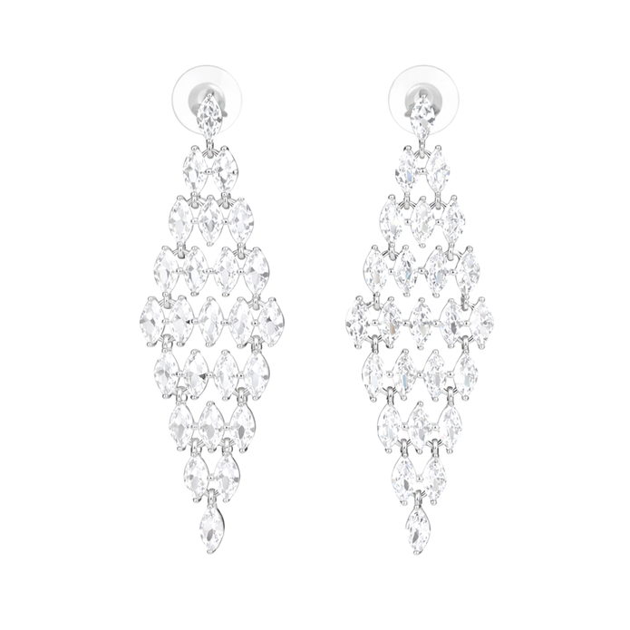 Clear Marquise Diamond-Lattice Chandelier Drops