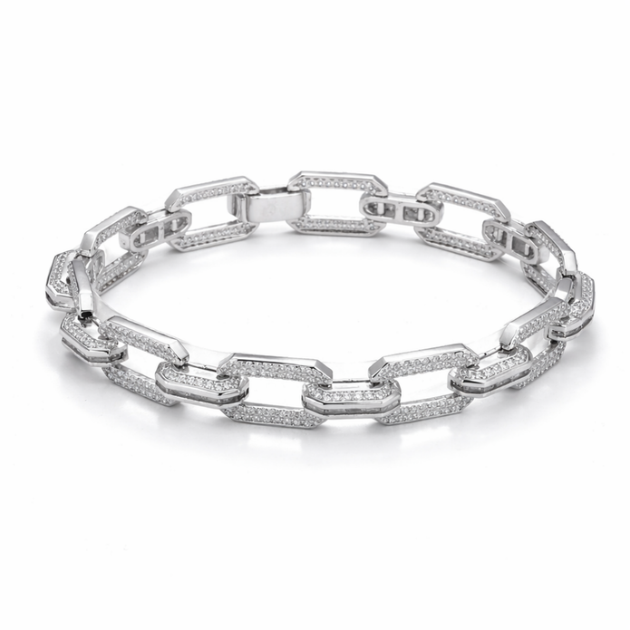 Imperial Chain Pave Bracelet