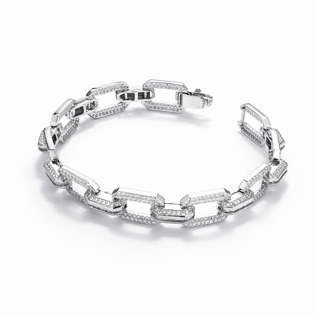 Imperial Chain Pave Bracelet