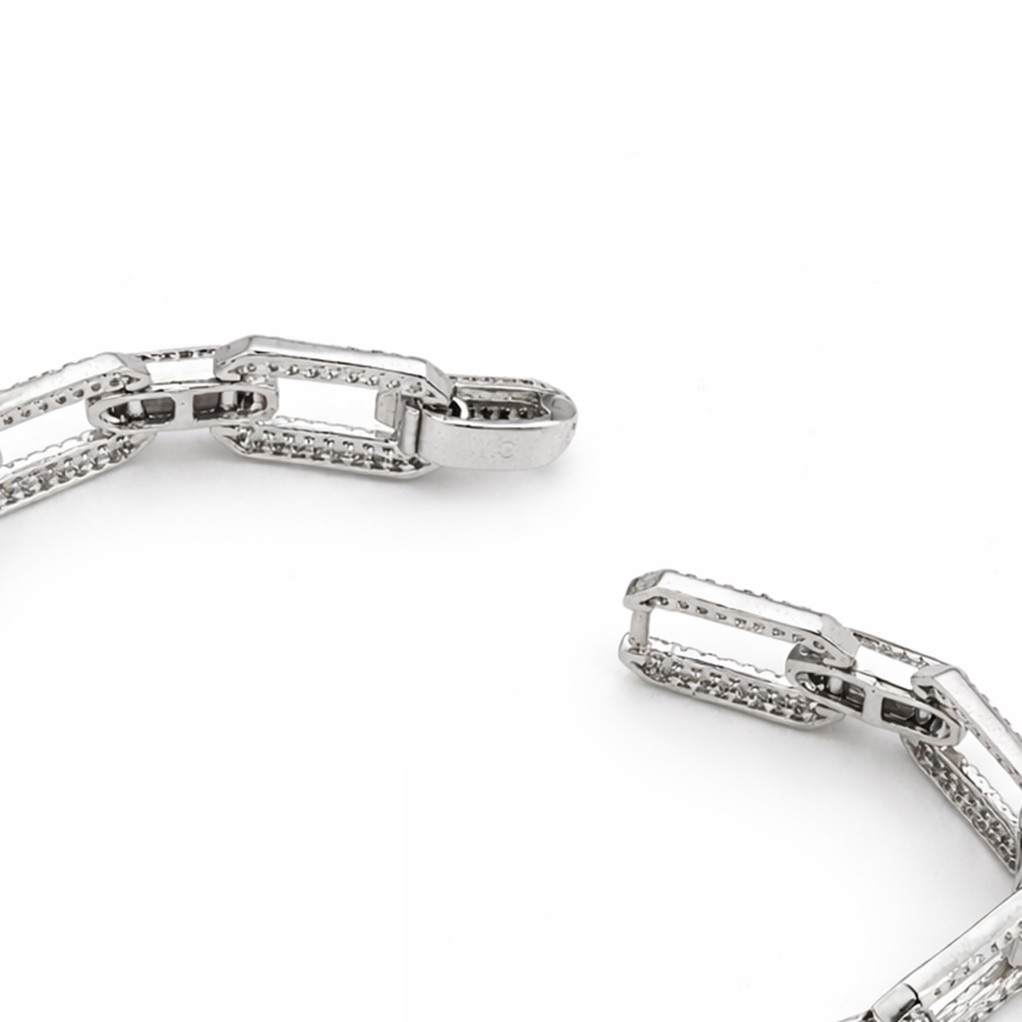 Imperial Chain Pave Bracelet