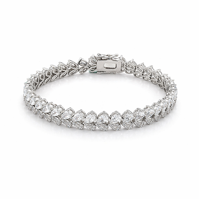 Petal Pear Tennis Bracelet