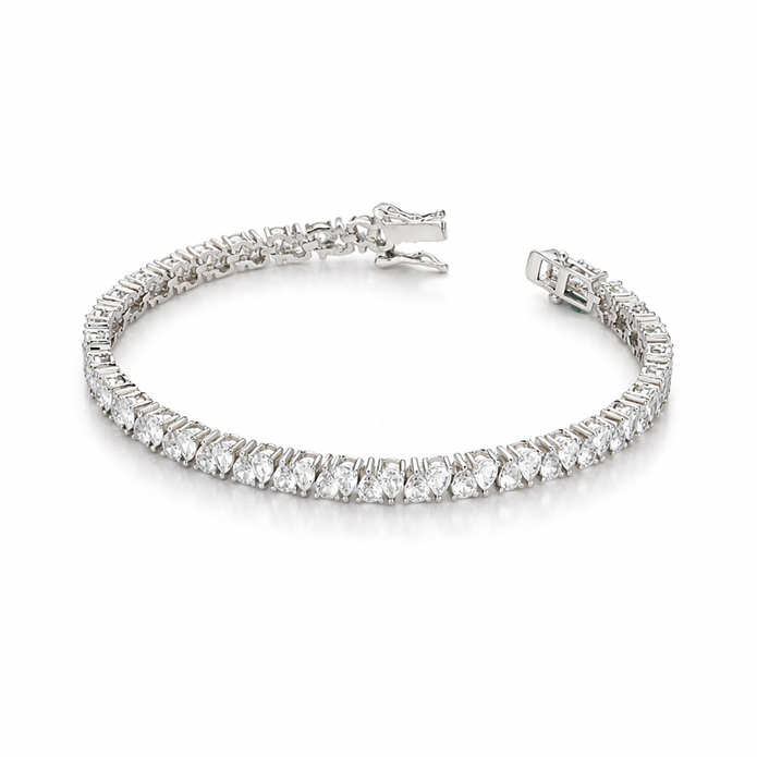 Grand Solitaire Tennis Bracelet