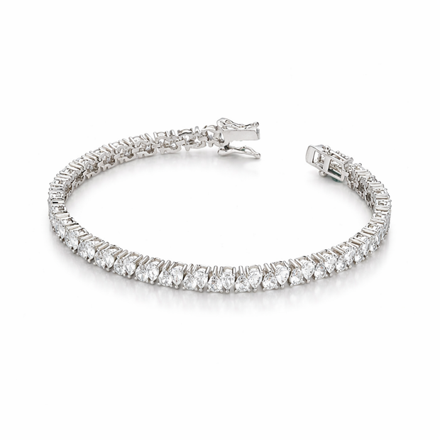 Grand Solitaire Tennis Bracelet