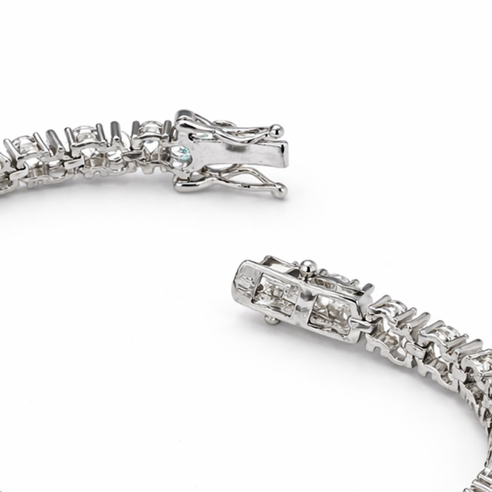 Grand Solitaire Tennis Bracelet