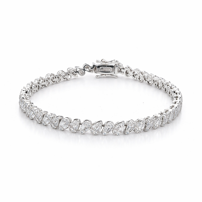 Stardust Scatter Tennis Bracelet