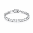 Cascade Zig-Zag Tennis Bracelet