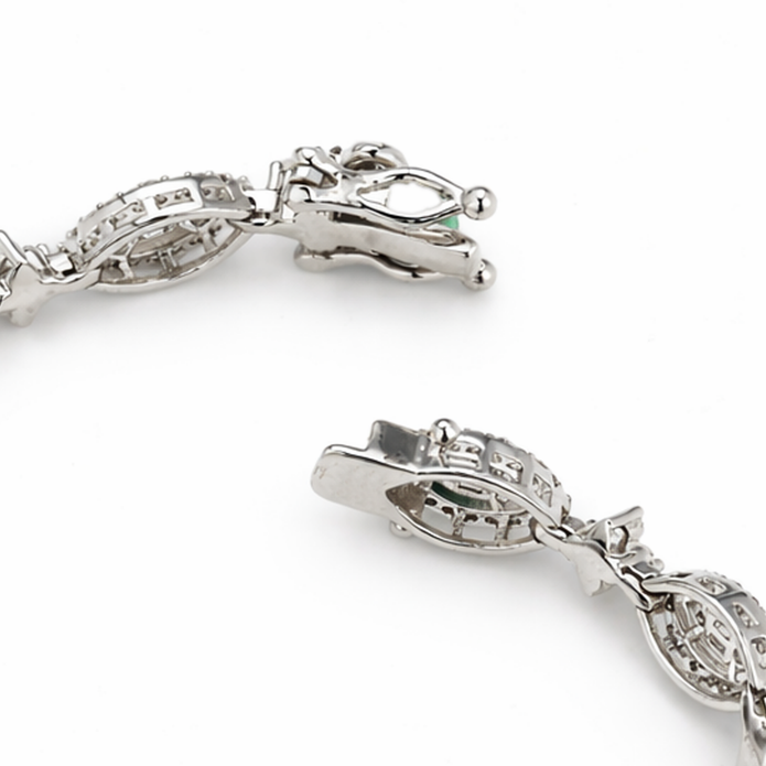 Imperial Cushion Baguette Bracelet