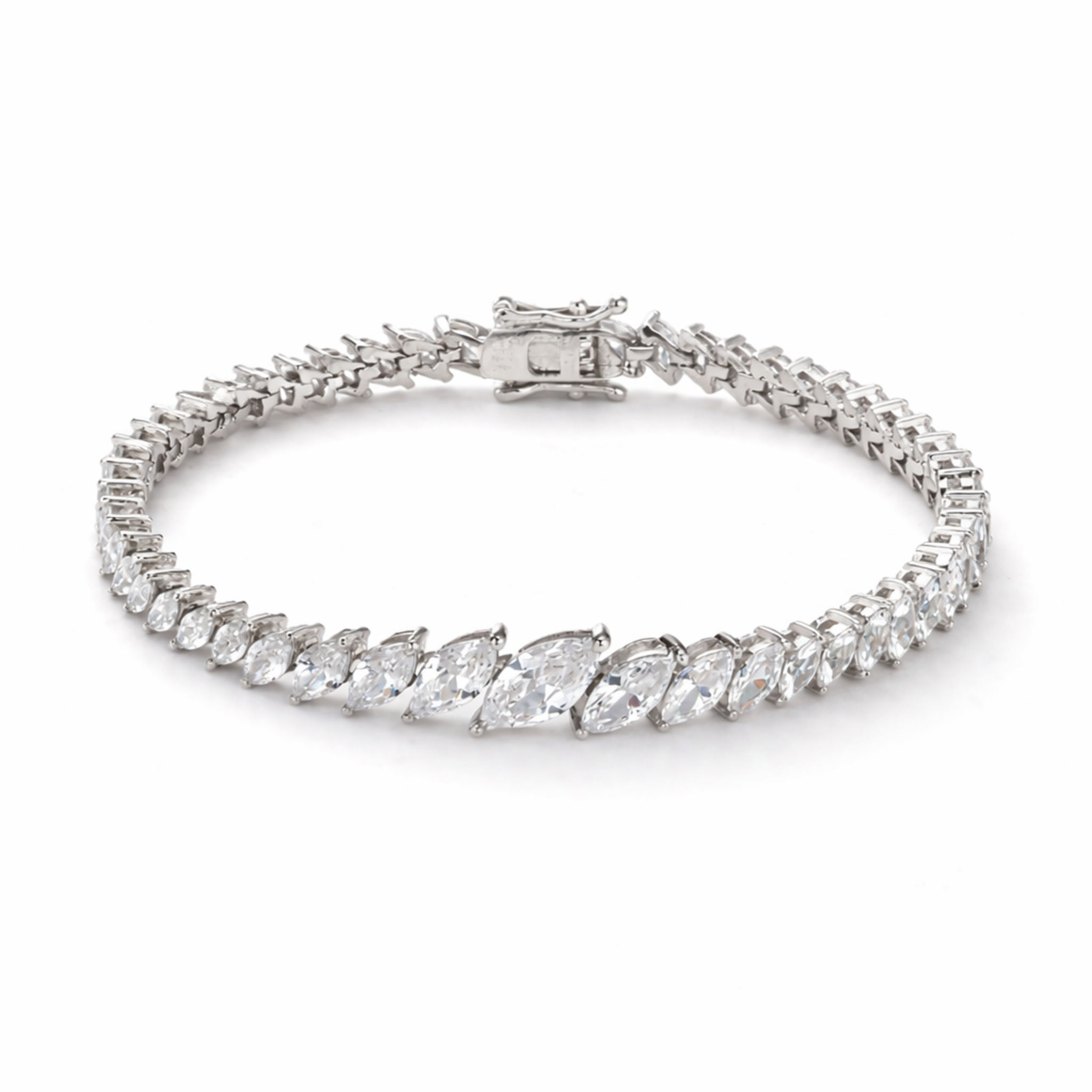 Marquise Cascade Tennis Bracelet