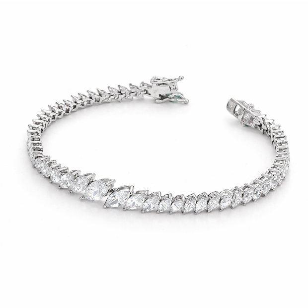 Marquise Cascade Tennis Bracelet