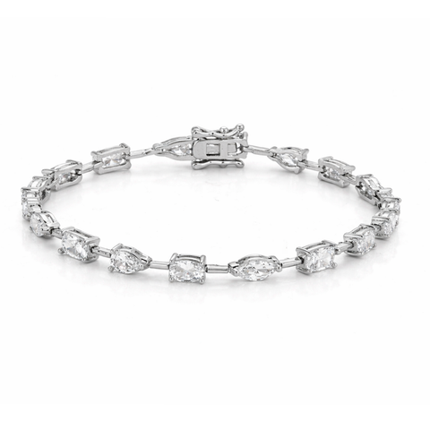 Duo Shape Tennis Bracelet