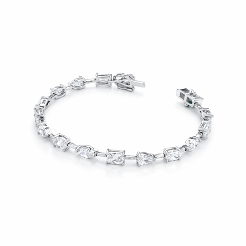 Duo Shape Tennis Bracelet