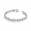 Vintage Cushion Halo Bracelet