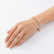 Rose Dew Drop Charm Bracelet