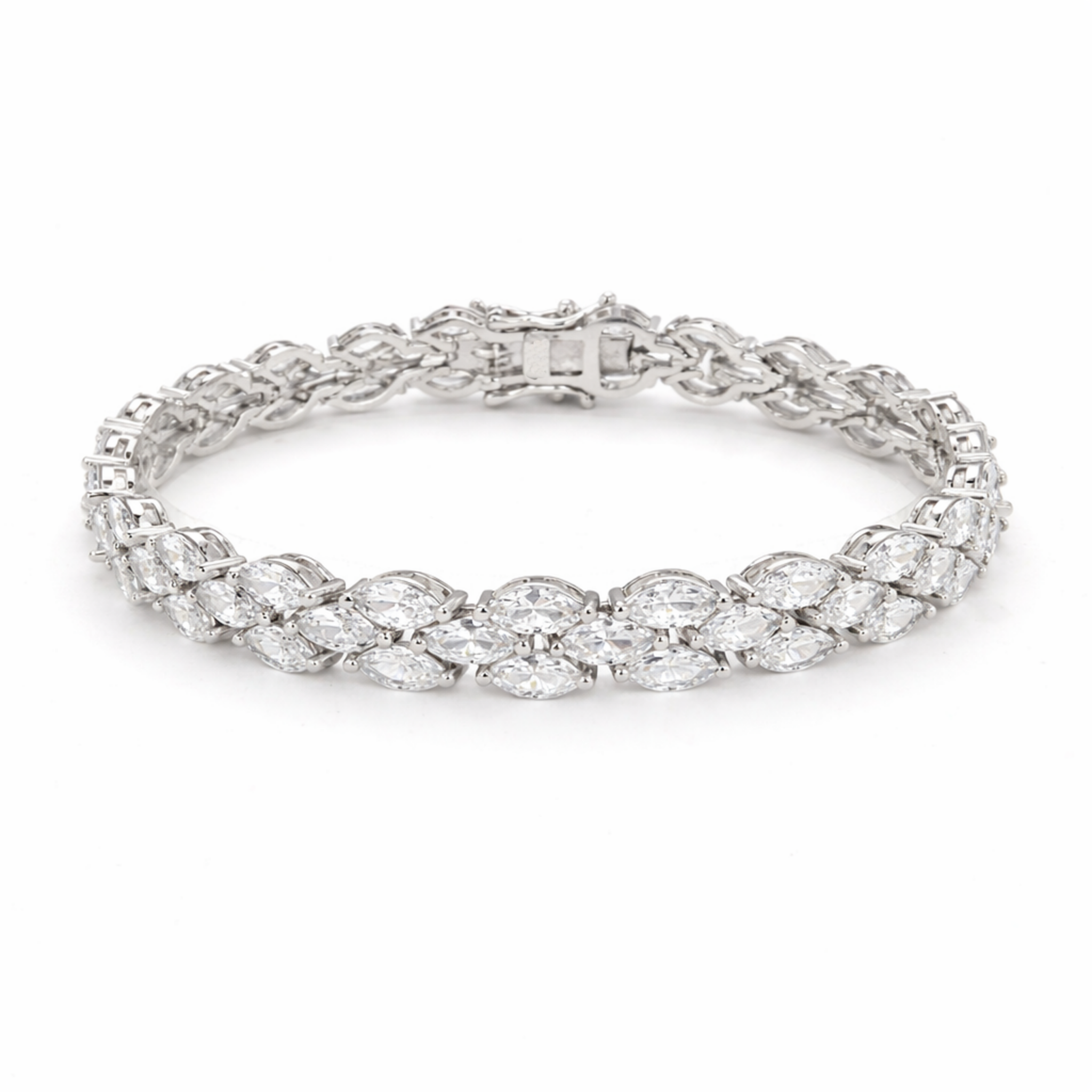 Marquise Luxe Double-Row Bracelet