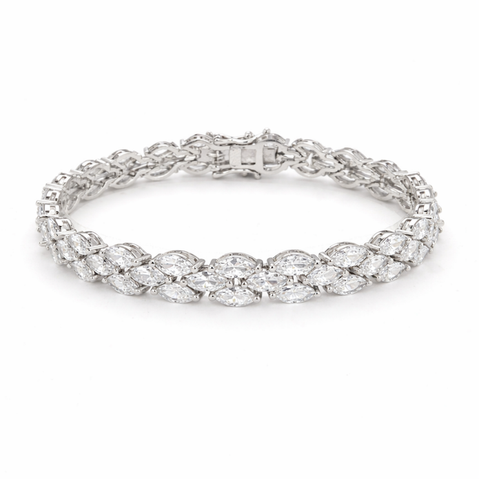 Marquise Luxe Double-Row Bracelet