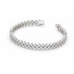 Trilogy Row Diamond Tennis Bracelet