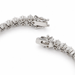 Trilogy Row Diamond Tennis Bracelet