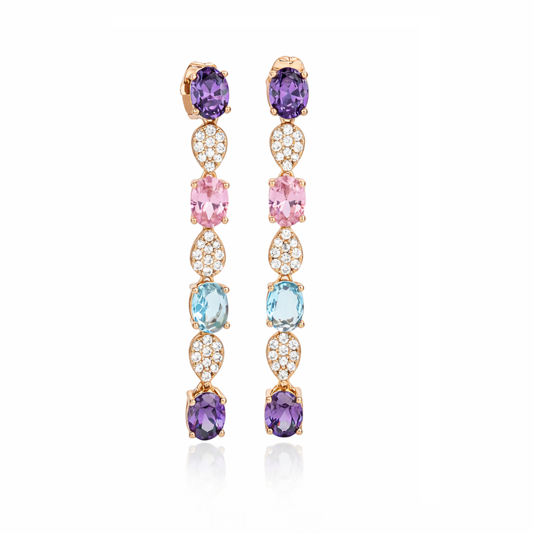 Aurora Cascade Drop Earrings