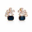 Midnight Floral Cluster Earrings