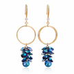 Oceanic Circle Crystal Drops