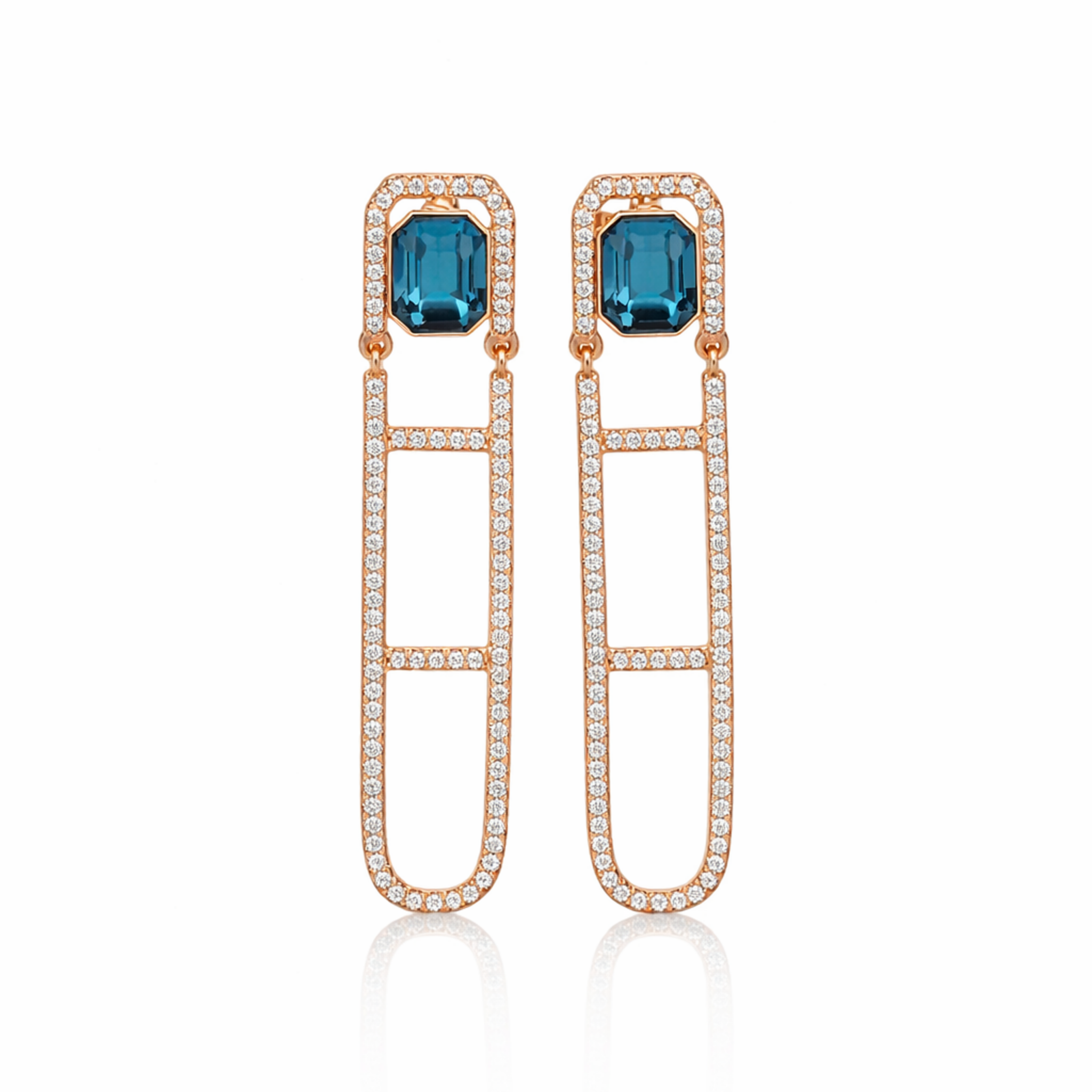 Metropolitan Blueprint Earrings