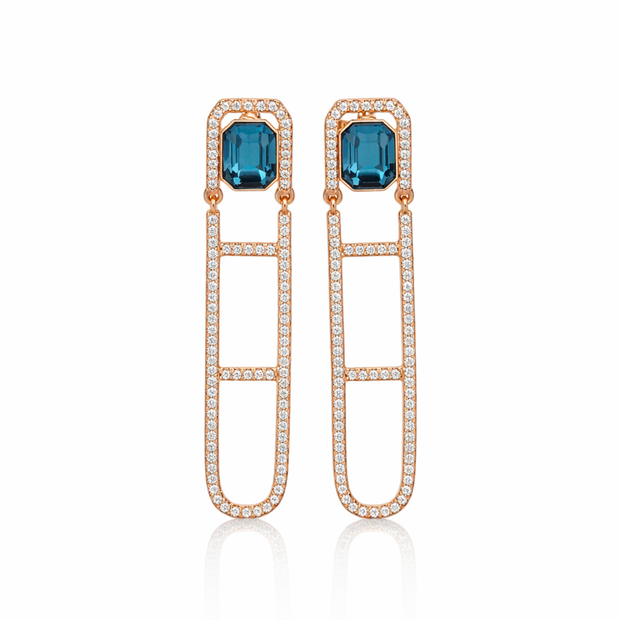 Metropolitan Blueprint Earrings