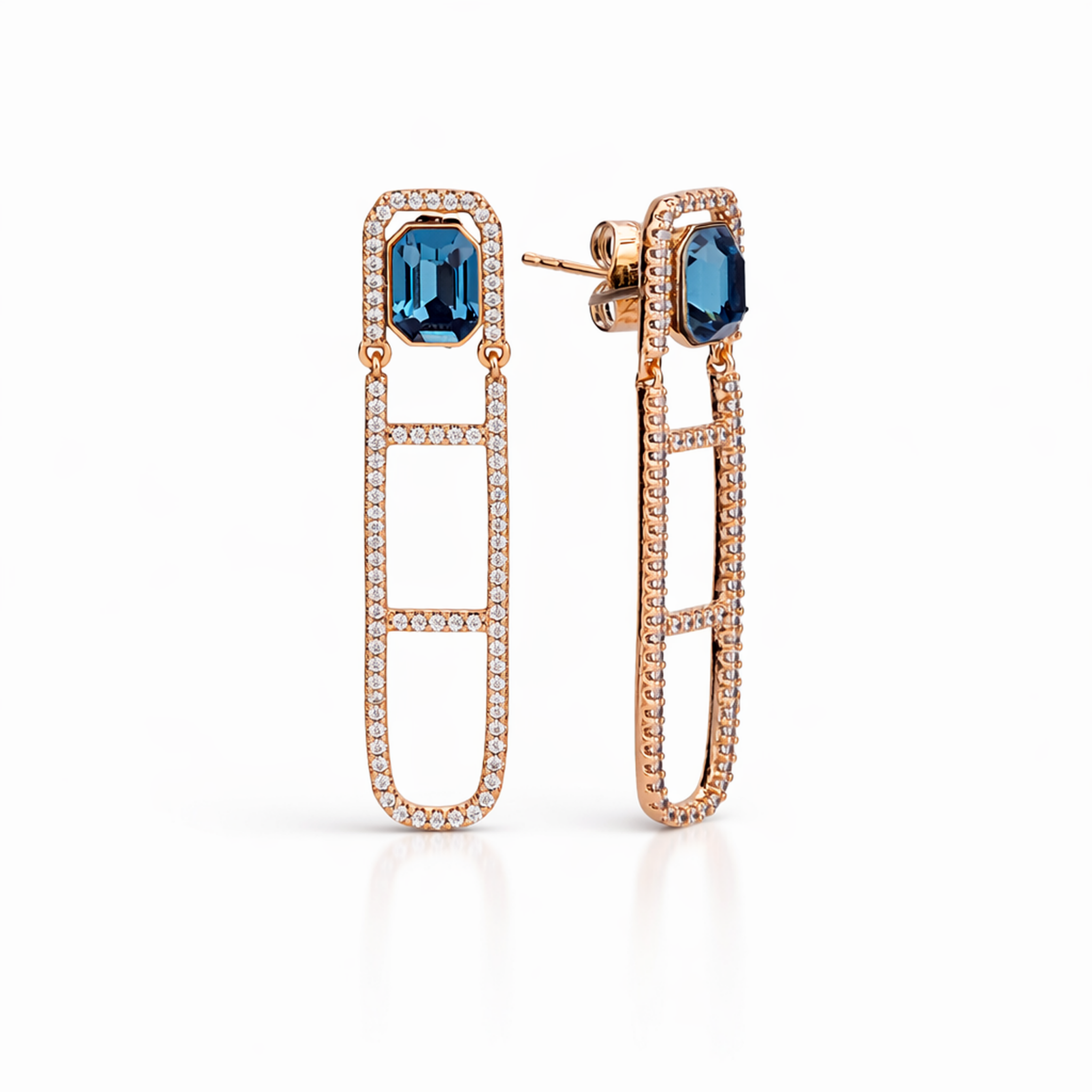 Metropolitan Blueprint Earrings