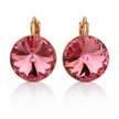 Rosé Rivoli Lever-Back Earrings
