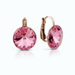 Rosé Rivoli Lever-Back Earrings