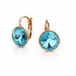 Sky Rivoli Lever-Back Earrings