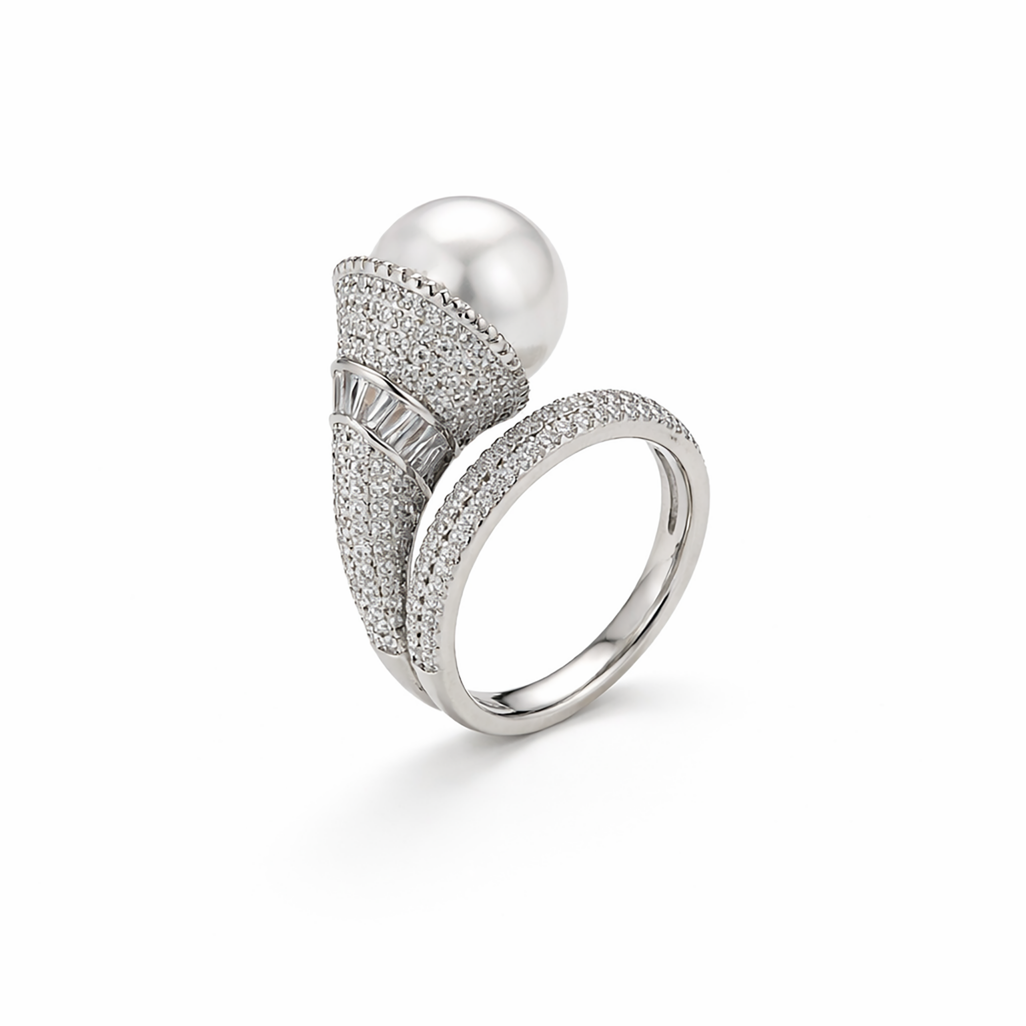 Ivory Veil Solitaire