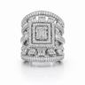 Aurora Pavé Crescent