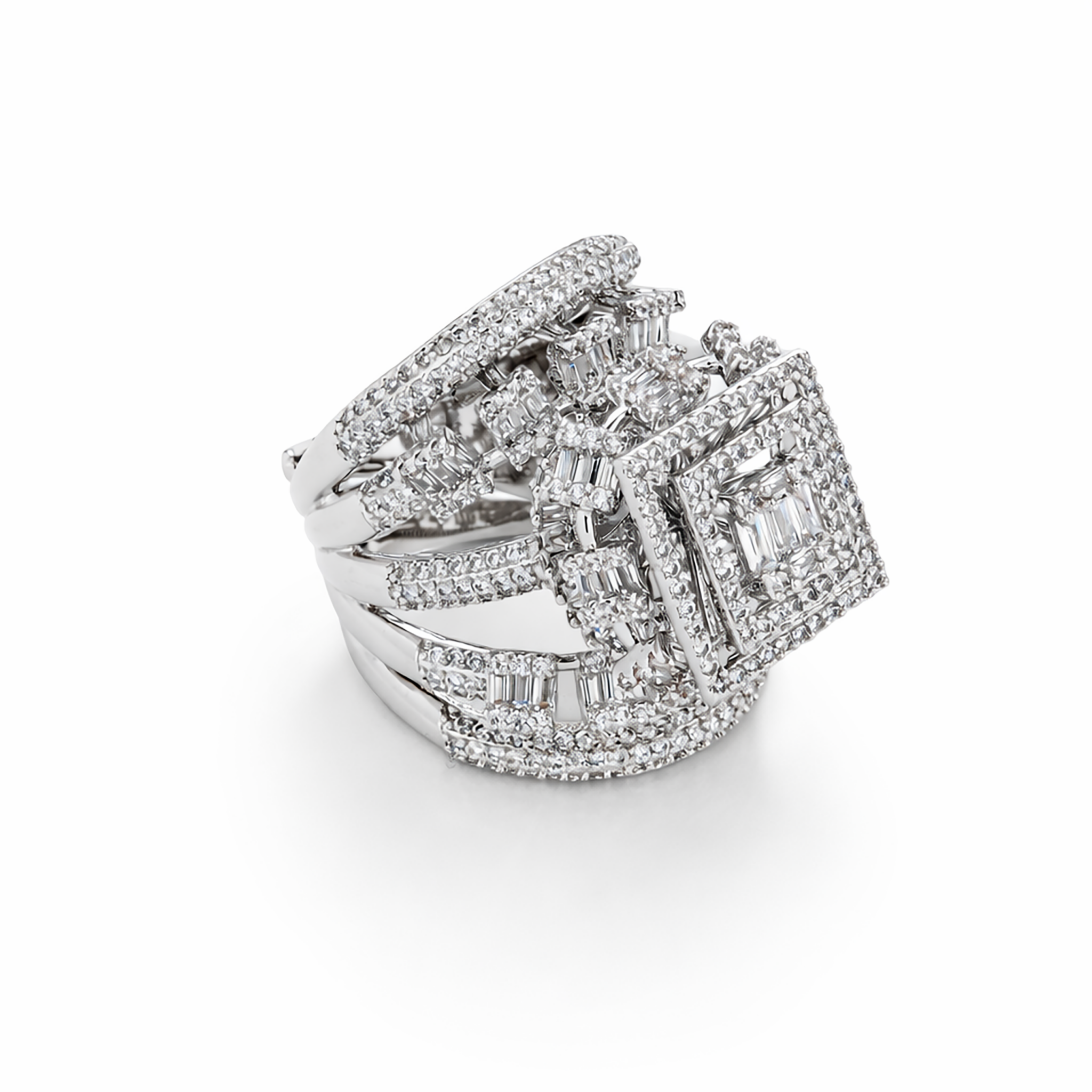 Aurora Pavé Crescent
