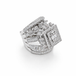 Aurora Pavé Crescent